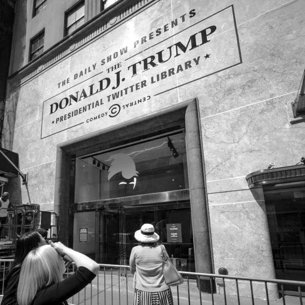 Trump Presidential Twitter Library - Photo courtesy: Anthony DelMundo/New York Daily News